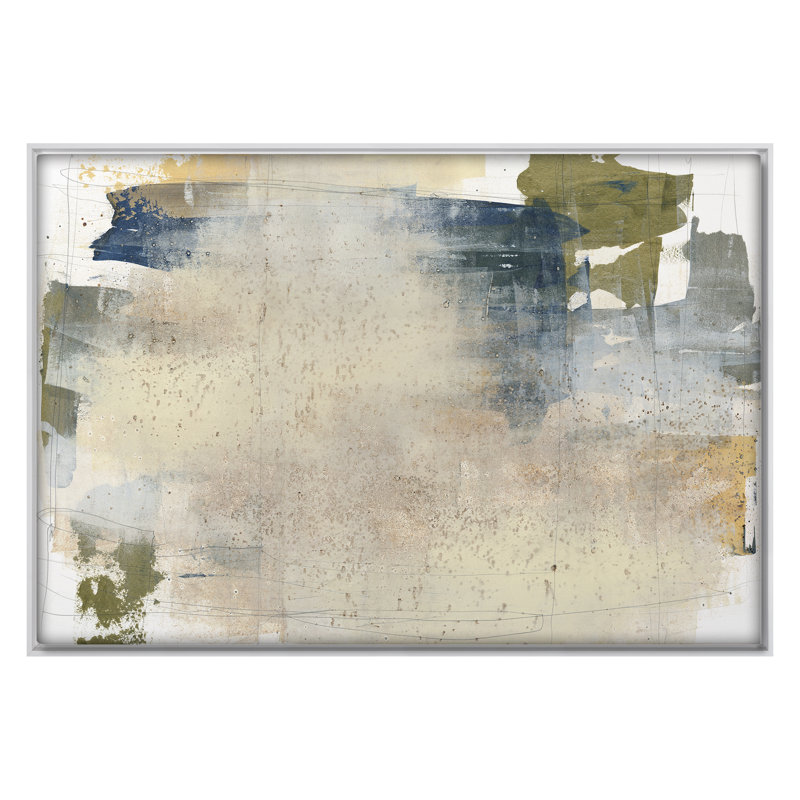 «Veiled Dusk 1» par Maeve Harris, reproduction sur toile flottante, Cadre blanc