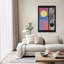 Cosmic Glitch Circles Abstract Colorful Contemporary Landscape Nature Wall Art Print by Amy Louise Baker - Wrapped Canvas Print-524339893