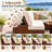 Taloga 6 - Person Patio Conversation Set with Cushions-204859205