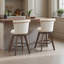 Ensemble de 4 tabourets de bar 26 po Beige-294131978
