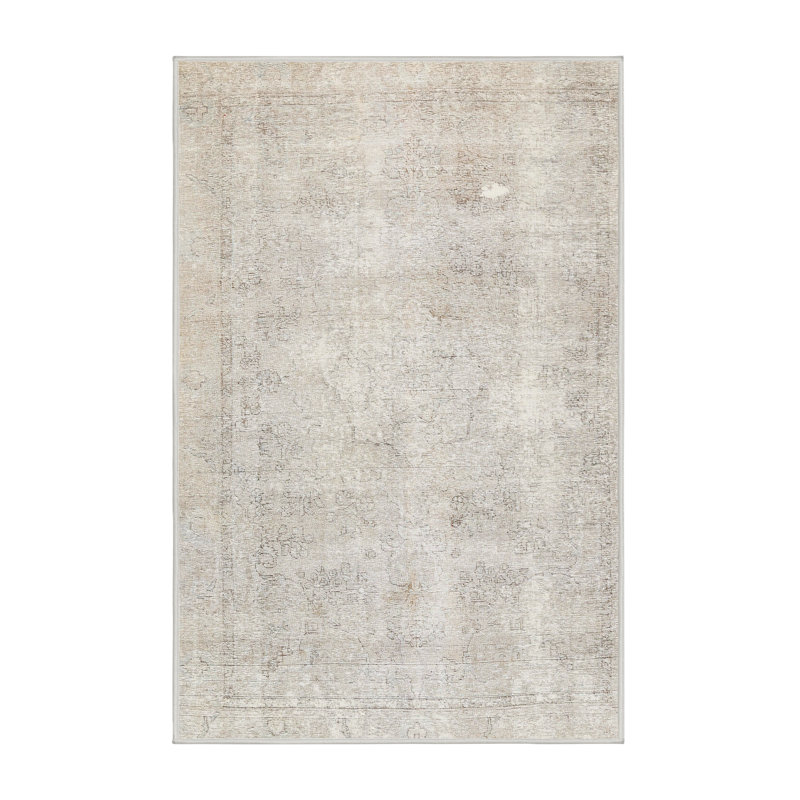 Timeo Performance Oriental Indoor Rug, Rectangle 5' x 8'