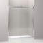 Levity 59.63" x 74" Double Sliding Shower Door with Blade Handles with CleanCoat® Technology-1019580989