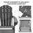 Hdpe Folding Adirondack Chair With Ottoman-2017812406