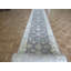 Tapis unique gris de 3 pi x 19 pi 10 po