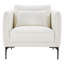 Ensemble de 2 fauteuils rembourrés en cuir véritable Rae-115950858