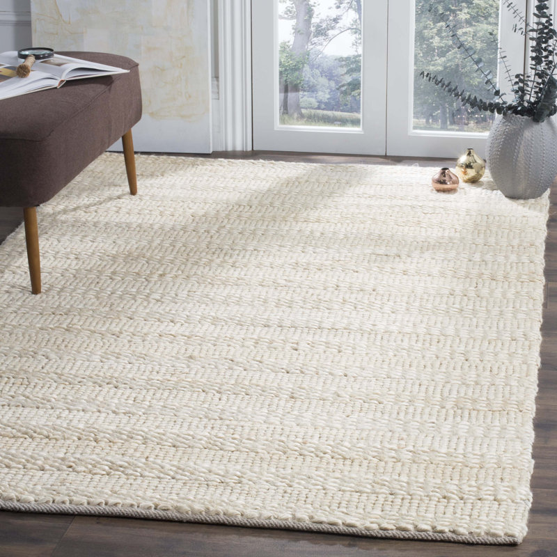 Eco-Smart Hand-Woven Bleach Area Rug, Rectangle 10' x 14'
