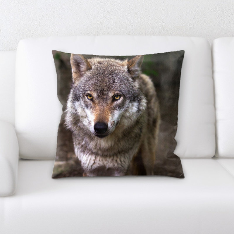 Housse et insert de coussin carré Wolf