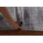 Tapis gris argenté à motif abstrait 5 x 8