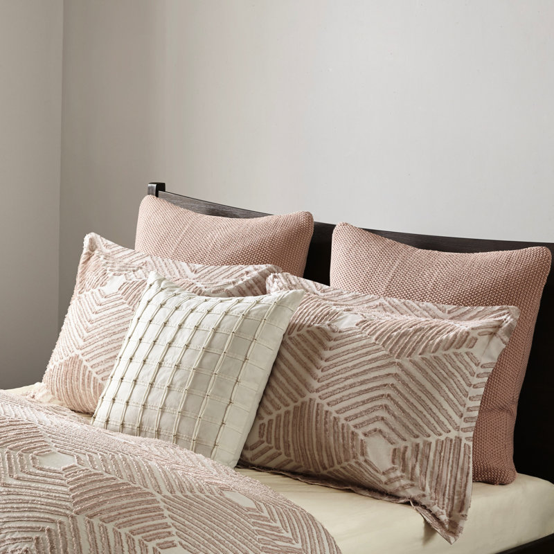 Blush King/ King Comforter - Cotton, Soft, Modern Warm And Cozy, Stylish, King Comforter + 2 Shams