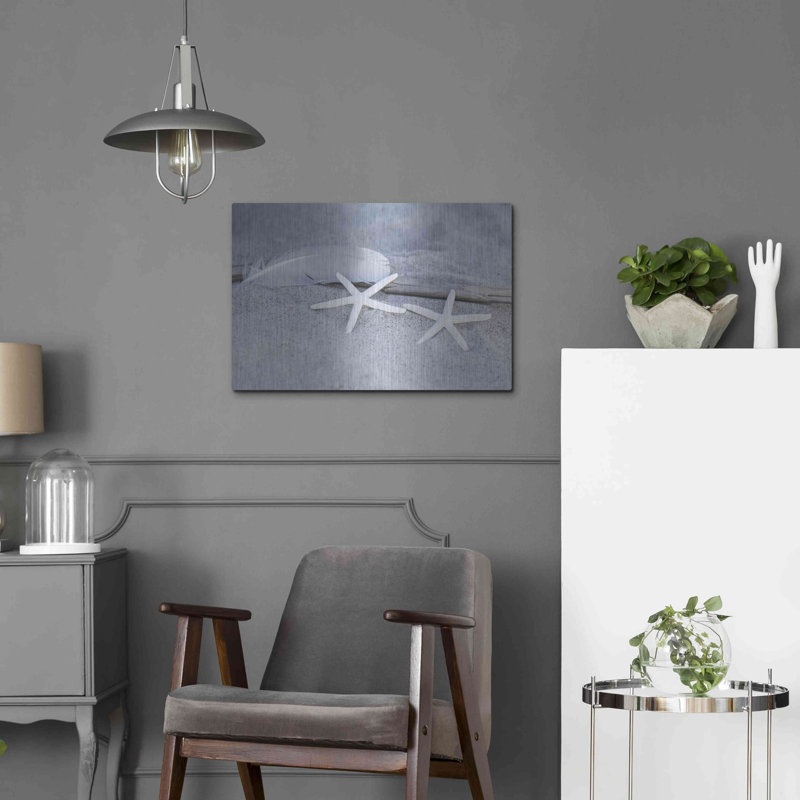 Luxe Luxe Art «Starfish Feather Beach Still» par A «Starfish Feather Beach Still» par Andrea Haase, H 16 po x l 24 po