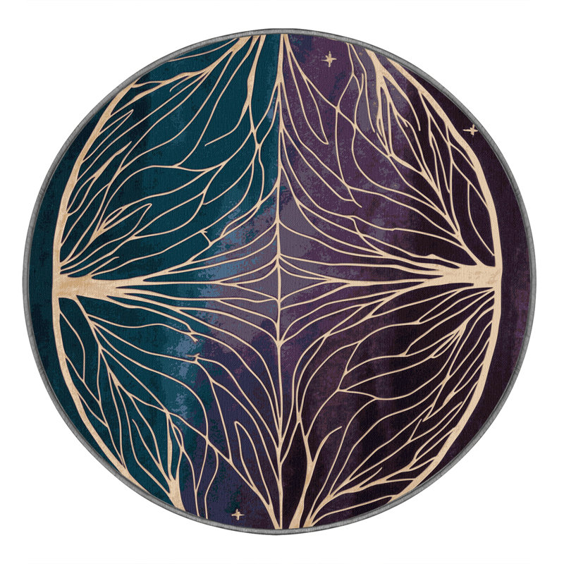 Veil Of Ivy Rug, Round 8'