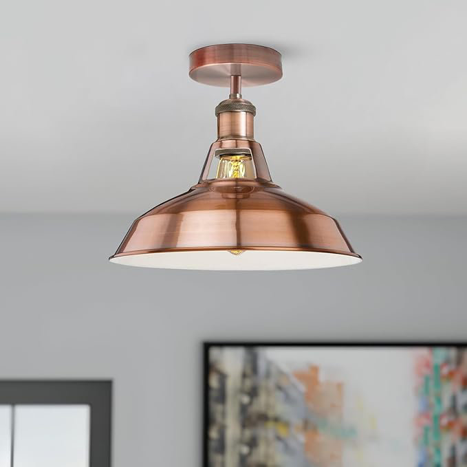 Semi Flush Mount, Copper