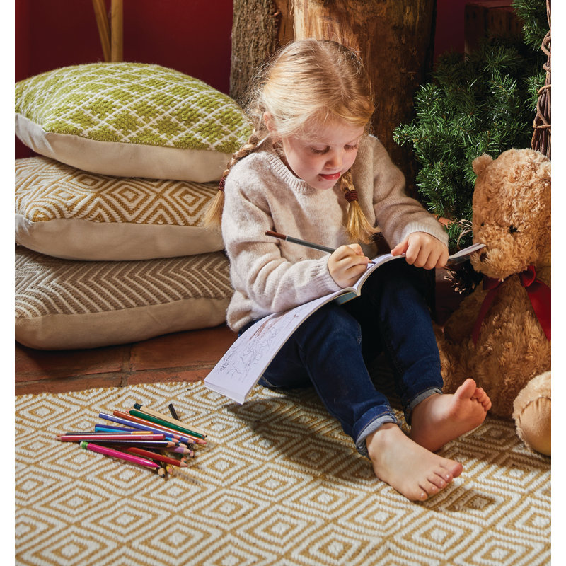 Grudnitski Rectangle Geometric Hand Tufted Indoor / Outdoor Area Rug, Rectangle 160 x 230cm