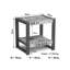 Factory Frame End Table