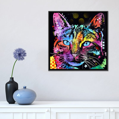 «Thoughtful Cat», impression sur toile