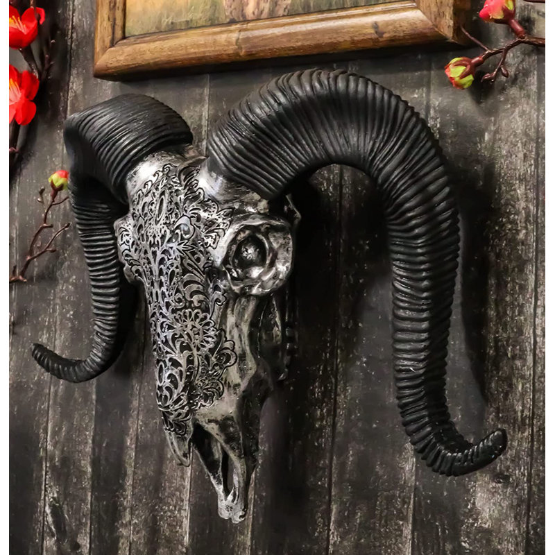Ram Ram Skull Wall
