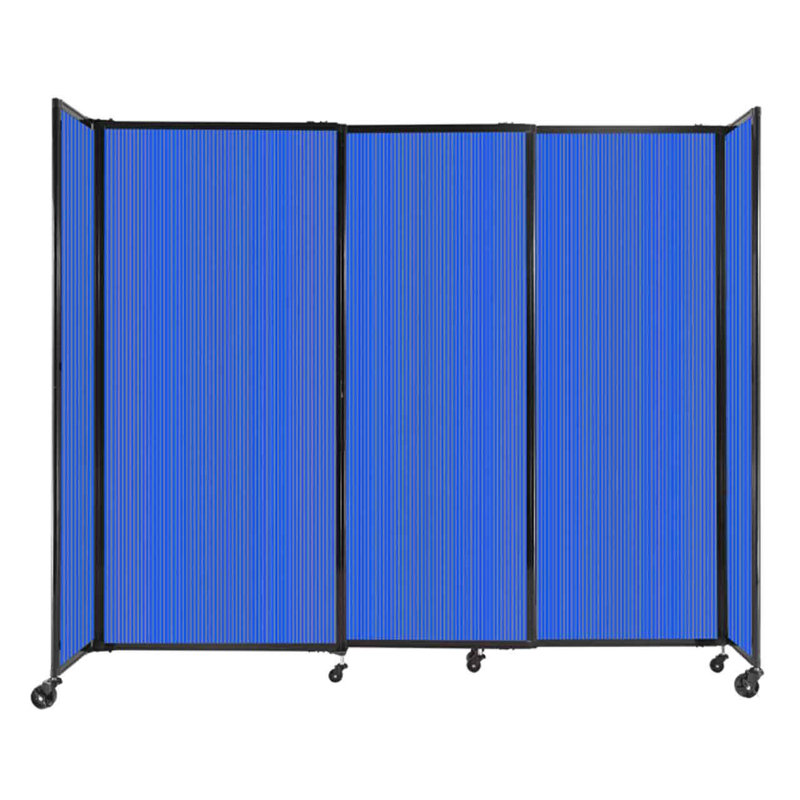 Cloison murale en polycarbonate 360, H 72 po x l 86 po x P 1 po, Blue