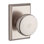 Rustic Privacy Door Knob with Rustic Square Rose