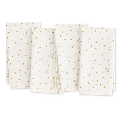 Kate Spade New York Celebration Confetti Dot Holiday Cloth Napkins