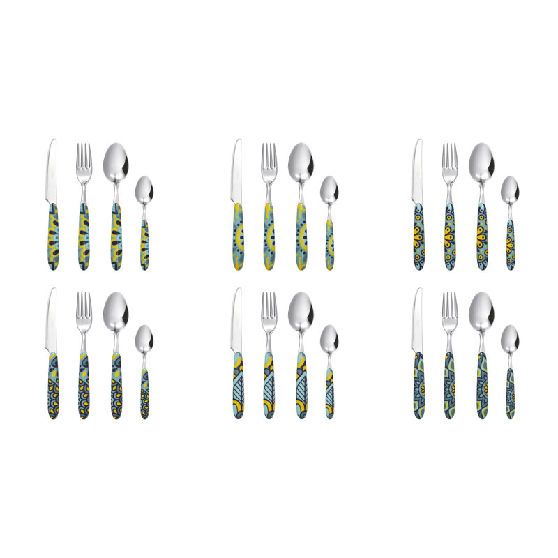 Mandala Mediterraneo 24 Piece Cutlery Set Service for 6
