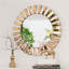 Montz Wood Round Wall Mirror-1638619920