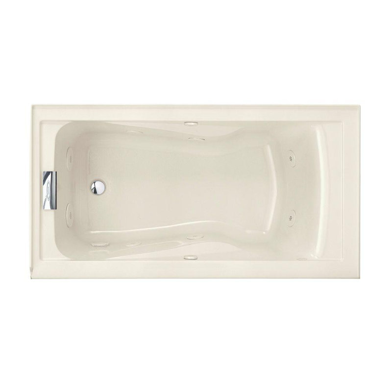 Evolution 60'' x 32'' Acrylic Bathtub, Linen