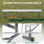Iron Outdoor Bench
