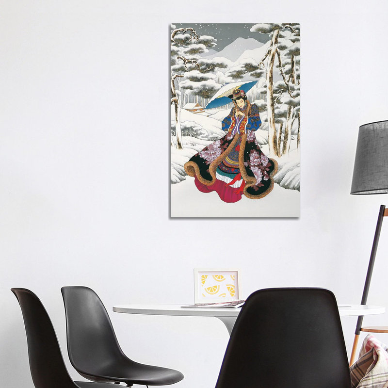 Winter Reverie - Painting on Canvas, Wrapped Canvas, 101.6 cm H x 66.04 cm W x 3.175 cm D