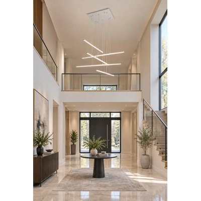 Luminaire suspendu moderne à DEL 5 lumières