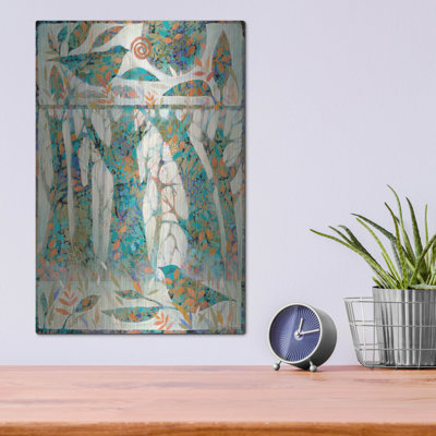  «Forest Chansons» par Sue Davis, art mural en métal, 12 po x 16 po