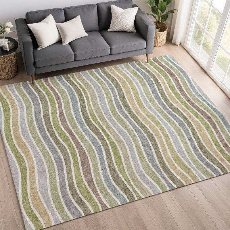 Tapis intérieur / extérieur lavable à la machine Chantille ACN2333, Rectangulaire 3 pi x 5 pi