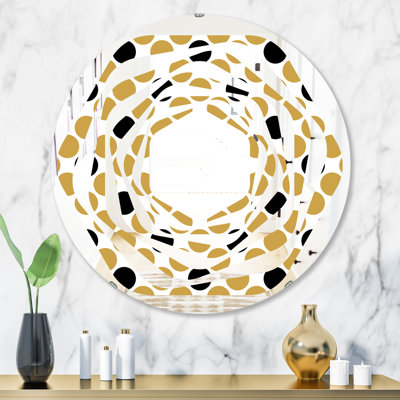 Miroir mural whirl tulipes modern