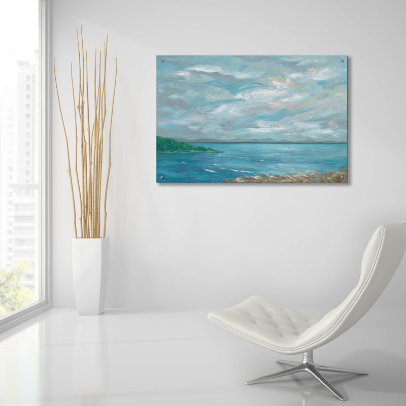  «Afprès Breezes» par Vivian Chesterley, art mural en verre acrylique, 36 po x 24 po, H 24 po x l 36 po