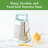 Tovolo Elements 4-sided Box Grater - Stainless Steel Cheese Shredder With Coarse Medium Fine Slice Sides, Comfortable Handle & Stable Base For Kitchen Prep, Large, Haze -116249975