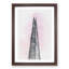 The Shard Building in London in Abstract - Framed Print-55770893-55770892