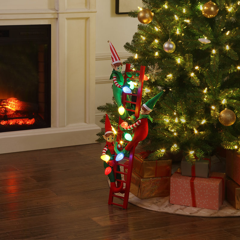 Nostalgic 27.5" LED Elves Tree Trimmer