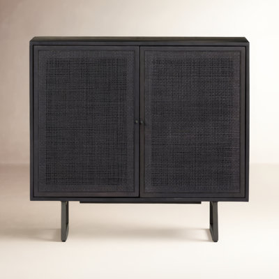 Jensi Solid Wood Storage Cabinet