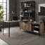 Bureau d'ordinateur en forme de L