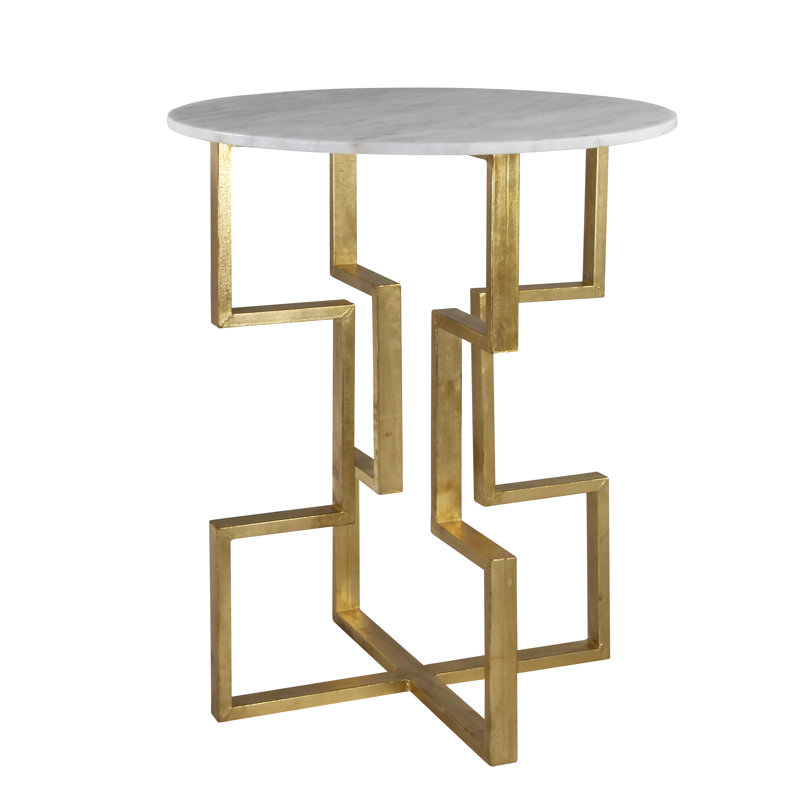 Athens Round Metal Base Dining Table