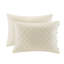 Couvre-lit en coton 4 pièces, très grand, kaki avec motif réversible et rembourrage kaki, détails facile d'entretien-120264902