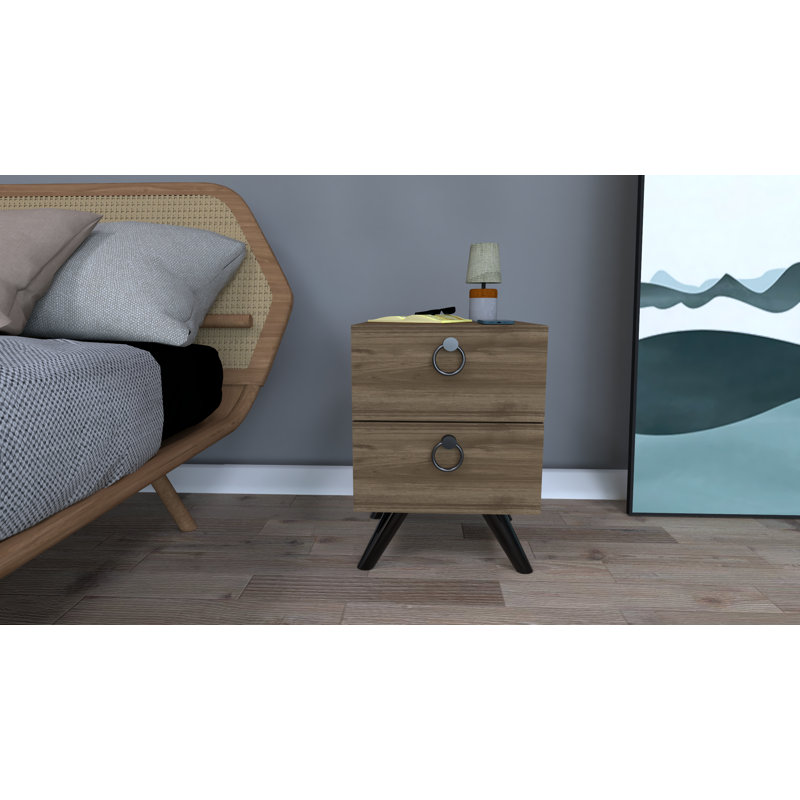 Beagan 42 cm W Bedside Table