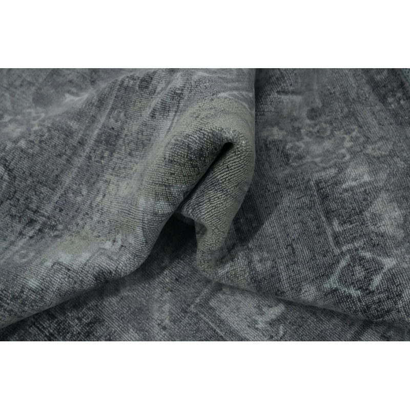 Tapis géométrique transitionnel Oushak 5 x 8