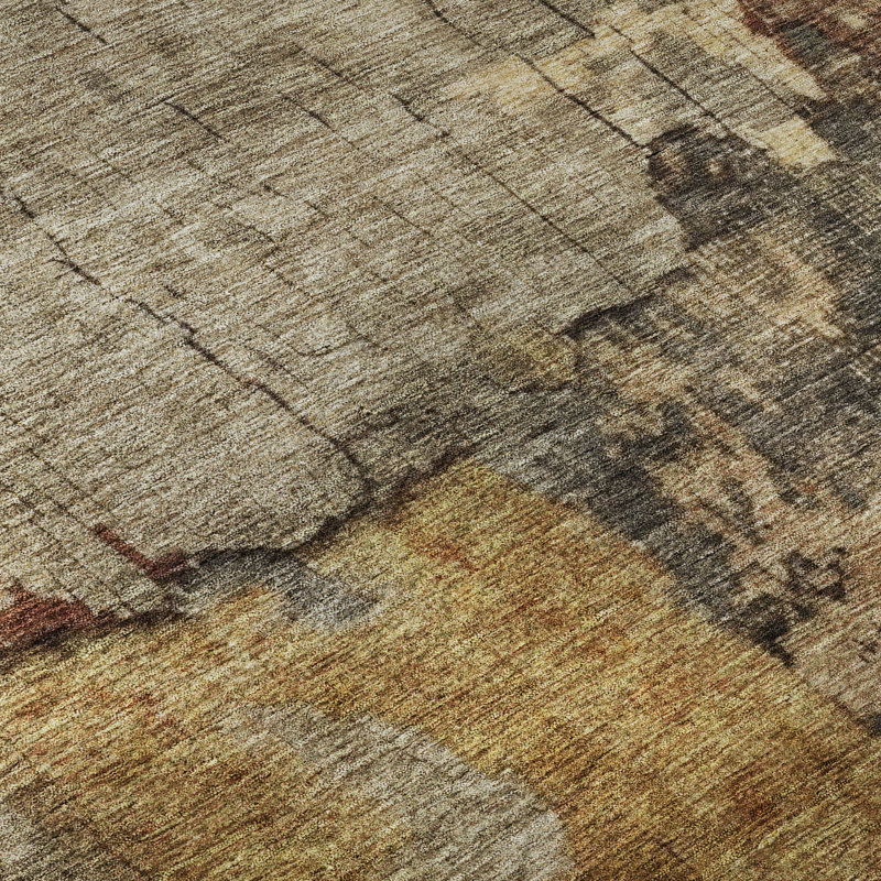 Premium Machine Washable Jessie AMF1201 Abstract Rug, Rectangle 10 pi x 14 pi