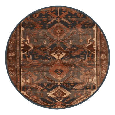 Tapis brun lavable à la machine