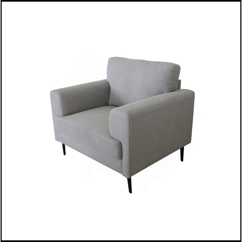 Light Gray Linen Chair
