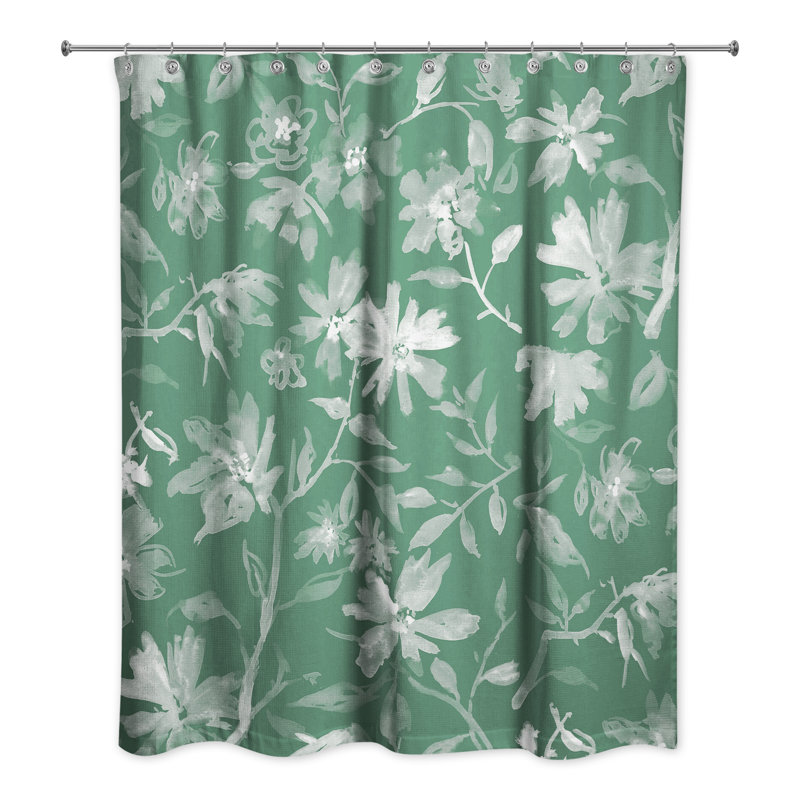 Rideau de douche Roneil, Vert