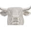 Animals Spanish Fighting Bull Sculpture Wall Décor