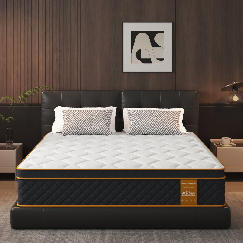 Wondnuga 10 Inch Hybrid Mattress, Medium Firm, 10", Twin