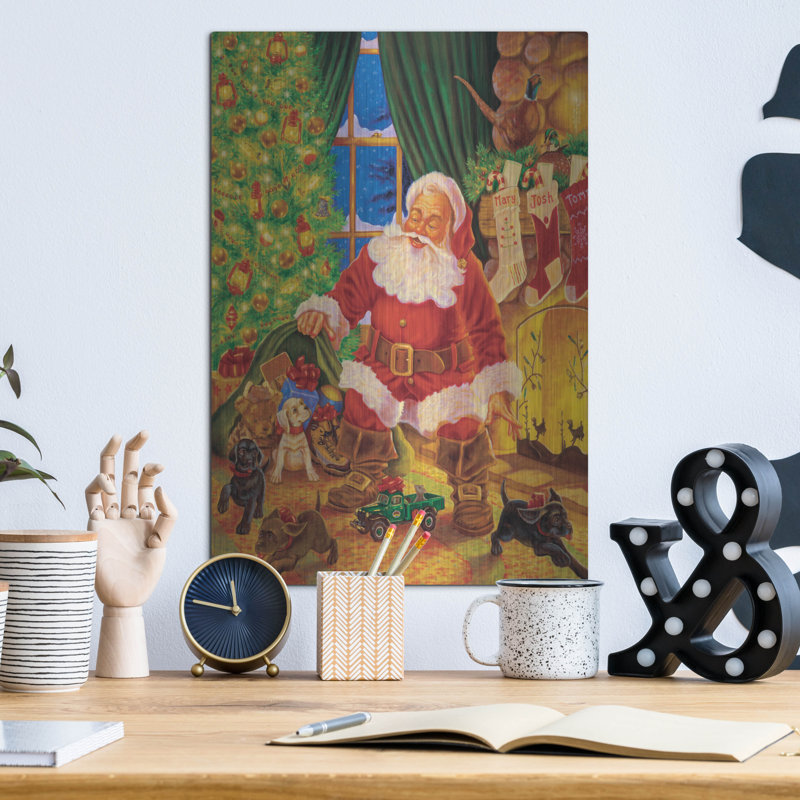 «Santa Pups» par Christopher Nick, H 16 po x l 12 po
