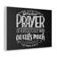 The Effective Prayer James 5:16 - Wrapped Canvas Print-1890032370